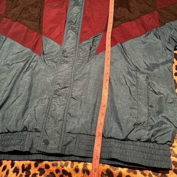 Vintage Lavon Purple and Teal Windbreaker Jacket - Picture 5 of 7